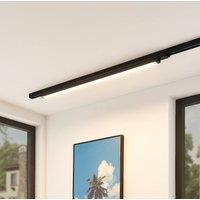 Arcchio Harlow LED track light, black, 109 cm, 3,000K