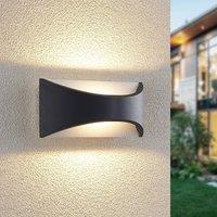 Lindby Mathea LED outdoor wall light, 22 cm long