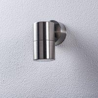 Arcchio Kalel outdoor wall lamp, 1-bulb V4A stainless steel