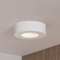 Prios LED ceiling light Edwina, white, 12 cm, CCT, IP44