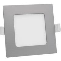 Prios LED recessed light Helina, silver, 16.5 cm, dimmable
