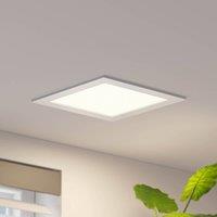 Prios LED recessed light Helina, silver, 22 cm, 18 W, dimmable