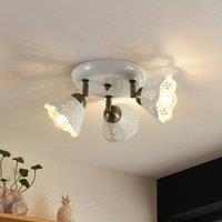 Lindby Efgenia downlight, three-bulb