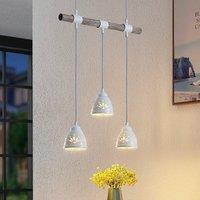 Lindby Pimana pendant lamp, three-bulb