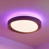 Lindby Alyano LED ceiling light, RGB, CCT dimmable