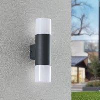Lindby Tabyn outdoor wall light, two-bulb