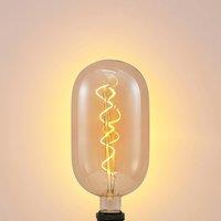 Lucande LED bulb E27 T140 4W 2,700K dimmable amber