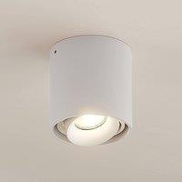 Arcchio downlight Walza, white, metal, 9.3cm, GU10