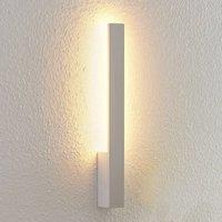 Arcchio Ivano LED wall light, 42.5 cm, white