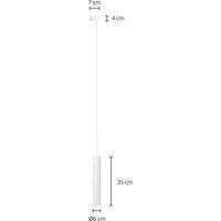 Arcchio Ejona track pendant white GU10 6/35cm