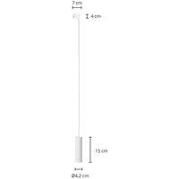Arcchio Ejona track pendant white E27 4/15cm