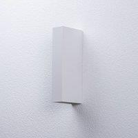 Arcchio Brinja LED outdoor wall light, white, aluminium, IP65