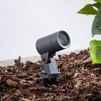 Arcchio Hemmani ground spike light, height 35 cm, anthracite, aluminium