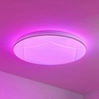 Lindby Smart LED ceiling light Favoria, Tuya RGBW CCT 49 cm