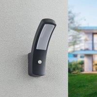 Lindby Moshe LED outdoor wall light with sensor