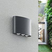 Lindby Gatlin LED outdoor wall light, 16 cm