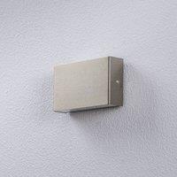 Arcchio Karline LED outdoor wall lamp, 1060 lm, stainless steel, IP65