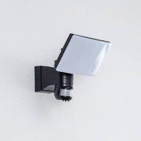 Prios LED outdoor wall spotlight Avayah, motion detector, IP44