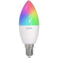 PRIOS Smart LED E14 4.5 W tunable white WiFi RGB Tuya