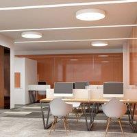 Arcchio LED ceiling lamp Noabelle, 80 cm, white, metal