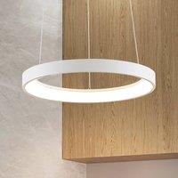 Arcchio LED pendant light Vivy, 38 cm, white, metal