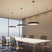 Arcchio Vanida LED pendant light, black, 60 cm