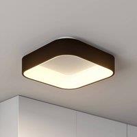 Arcchio LED ceiling lamp Aleksi, 45 x 45 cm, black, CCT