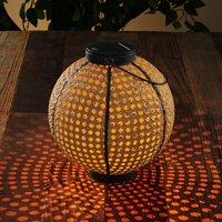 Lindby Lemark LED solar lantern, globe, portable