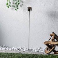 Lindby Manjala LED solar lamp with ground spike