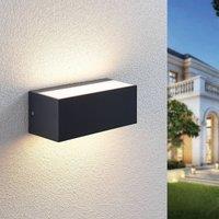 Lindby LED outdoor wall lamp Nienke, 23 cm, seawater resistant, IP65