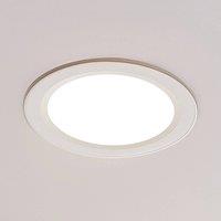 ELC Pan LED recessed panel round, 3,000 K 22.5cm