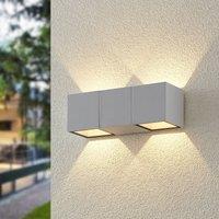 ELC Vanda LED outdoor wall light, white
