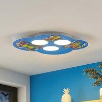 Lindby Jan children's ceiling light, vehicles