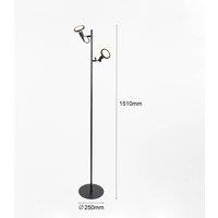 Lindby floor lamp Ilda, 2-bulb, 151 cm high, iron, CCT