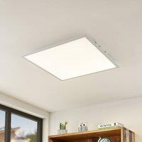 Lindby LED panel Quais, 60 x 60 cm, white, aluminium, 4,000K