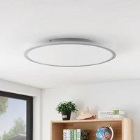 Lindby LED ceiling lamp Narima, 4,000 K, 60 cm, silver