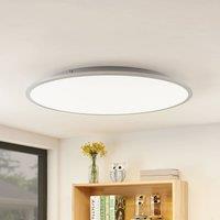 Lindby LED ceiling lamp Narima, 4,000 K, 80 cm, silver