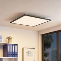Lindby LED panel Nelios, 62 x 62 cm, 4,000K, black, metal