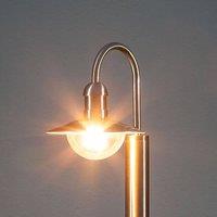 Lindby Damion path light, 140 cm, stainless steel, E27, IP44