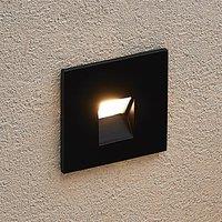 Arcchio LED recessed light Vexi, 7.5 cm x 7.5 cm, black, CCT