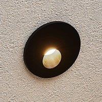 Arcchio LED recessed light Vexi, 7.5 cm, black, aluminium, CCT