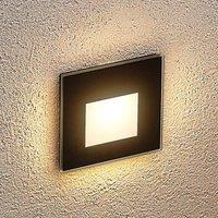Arcchio LED recessed light Vexi, 7.8 cm x 7.8 cm, black, CCT