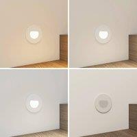 Arcchio LED recessed light Vexi, 7.8 cm, white, aluminium, CCT