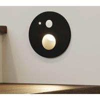 Arcchio Neru LED downlight, sensor, round, black