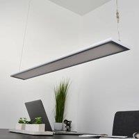 Arcchio LED office hanging light Samu, up/down, dimmable, aluminium
