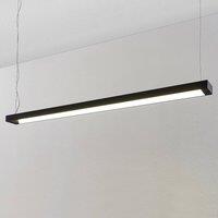 Arcchio LED hanging light Cuna, black, 162cm, metal