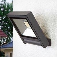 Lucande Maica LED outdoor spotlight, anthracite, swivelling, IP65