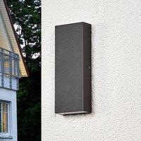 Lucande Flat LED outdoor wall lamp Corda