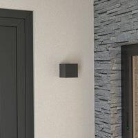 Lucande LED outdoor wall light Merjem, 12 cm, up/down, IP54