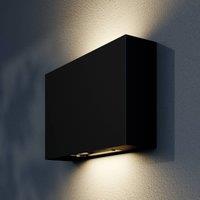 Lucande Isalie LED outdoor wall light in dark grey